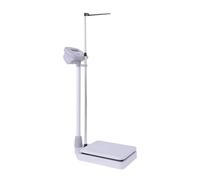 Báscula de salud digital con medidor de altura, báscula electrónica for medir altura y peso, capacidad de 200 kg