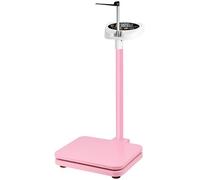 Báscula de salud digital con medidor de altura, báscula electrónica for medir altura y peso, capacidad de 180 kg