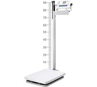 Báscula de salud digital con varilla de altura, báscula electrónica for medir altura y peso, capacidad de 200 kg