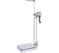 Báscula de salud digital con varilla de altura, báscula electrónica for medir altura y peso, capacidad de 200 kg