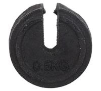 Báscula de Tracción Ortopédica de Hierro Negro 0, 5kg Retro | Diseño Ranurado Gancho, Control de Peso Preciso, Uso Clínico para Especialistas y Pacientes