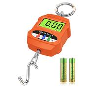 Báscula digital colgante 660 LBS/300 kg, báscula electrónica de grúa con gancho, báscula portátil con pantalla LCD, mini báscula colgante, báscula de equipaje, báscula de cocina, para granja, fábrica