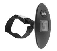 Báscula digital con correa ajustable, herramienta de pesaje postal para maletas, paquetes, artículos del hogar, lectura LCD, pantalla LCD, báscula electrónica