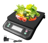 Báscula digital de 30 kg, báscula de cocina digital, báscula de cocina en incrementos de 1 g, báscula digital con pantalla LCD y función de tara, báscula de alimentos para tiendas, cocinas, hogar