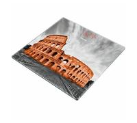 Beurer GS 215 Báscula de vidrio Rome, báscula personal digital con vidrio de seguridad, capacidad de carga de hasta 180 kg, pantalla Magic, pantalla de matriz de puntos