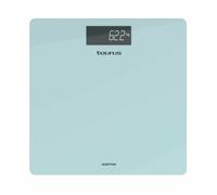 Taurus Inception - Báscula de baño digital, diseño slim, 28x28 cm, cristal templado ultra resistente, kg/lb, pantalla display de fácil lectura, máx 180kg/min 3kg, pies antideslizantes, azul