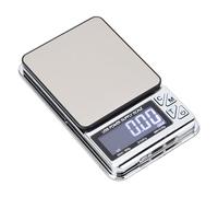 Báscula Digital de Bolsillo de Gramos 500g 0.01g Alta Precisión, Peso para Alimentos Onzas y Gramos Báscula de Cocina, 7 Unidades, Carga USB