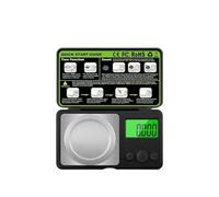 Báscula digital de bolsillo de precisión de 0,001 g for joyería profesional, pantalla electrónica de 10/20/50/100 g, minibáscula de miligramos(10g 0.001)