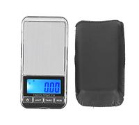 Báscula Digital de Bolsillo, Mini Portátil, Alta Precisión, Plataforma Grande, Color Negro - Pantalla LCD Clara, Apagado Automático, Ideal para Joyería y Uso Doméstico (300g/0,01g)