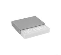 Báscula digital de café con temporizador, escala de cocina recargable por USB, precisión de 0,1 g, 2 kg, herramienta de preparación de espresso para verter y baristas (blanco)