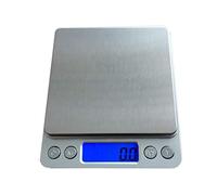 Báscula Digital de Cocina, báscula Digital Profesional de Mesa de 3 kg/0,1 g, báscula de Alimentos de Alta precisión, báscula de nutrición con Pantalla LCD retroiluminada