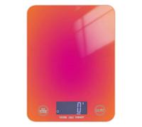 Báscula digital de cocina portátil con degradado de color naranja y rosa vibrante, 11 libras/0 18 onzas, 5 kg/5 g (Escenario) con 4 unidades para asar bascula digital de peso para comida