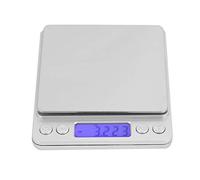 Báscula digital de cocina, ultra delgada, multifunción, de acero inoxidable, escala de alimentos precisa 5 rangos de medición