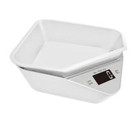 Báscula digital de pesaje para mascotas, báscula portátil LCD para peso de alimentos, escala precisa de peso de animales pequeños, medición de cocina y báscula para mascotas con bandeja de altura para