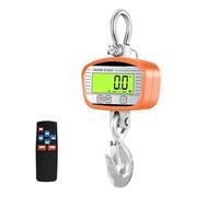 Báscula digital industrial for grúa de 2 toneladas, 0,1 kg, pantalla LCD, báscula for gancho alta resistencia,Alta confiabilidad(Rot)