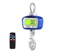Báscula digital industrial for grúa de 2 toneladas, 0,1 kg, pantalla LCD, báscula for gancho alta resistencia,Alta confiabilidad(Blauw)