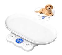 Báscula digital para animales de alta precisión, para gatos, perros, báscula de bebé con pantalla LCD, recargable, mini mascota, 15 kg