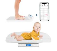 báscula digital para bebé Bluetooth, multifunción para mascotas y niños pequeños en libras y onzas, báscula de peso para bebés con aplicación Baby Fit