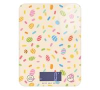 Báscula digital para cocinar caramelos de dibujos animados, color beige, para hornear, 11 libras/5 g, escala digital de cocina con 4 unidades para (usuario) (usuario) (usuario) (usuario) báscula para