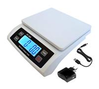Báscula Digital para Envíos 30kg, Balanza de Paquetería con USB y Red