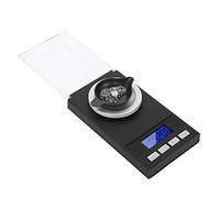 Báscula digital para joyería de miligramos, portátil Mini de alta precisión 0.001g Báscula de diamante de bolsillo profesional Báscula electrónica Peso gramos y onzas(50g)