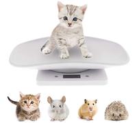 Báscula digital para mascotas, báscula para bebés, báscula para alimentos, mini báscula electrónica LCD para medir perros pequeños y gatos.