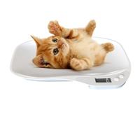 Báscula digital para mascotas - Báscula para mascotas, Báscula de precisión LCD para animales pequeños | Báscula electrónica con altura para cachorro-gato, erizo, hámster, hogar, opva de mascotas