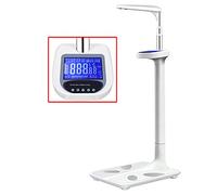 Báscula Digital para médicos, Escala de Peso y Altura por ultrasonidos, analizador de composición Corporal, 441 Ib (200 kg)