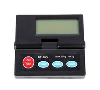 Báscula digital para paquetes, 50 kg/2 g, báscula digital robusta de plataforma industrial, báscula de cartas con pantalla externa para pesar en fábrica, farmacia