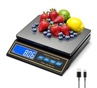 Báscula Digital para Paquetes de Hasta 30kg/1g,Báscula de Cocina Digita,Grande Bascula Cocina Profesional,Báscula Electrónica en Acero Inoxidable con Función de Tara Y Recuento PCS,9 Unidades