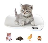 Báscula Digital para Pequeña Mascotas, 15KG/33 lbs Báscula Digital para Mascotas, Precisión báscula de Cocina 3 Modos (kg/oz/LB),Pantalla LCD,Bascula Cocina para Gatos Pequeños, Perros, Alimentos