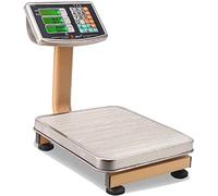 Báscula electrónica, báscula digital industrial con plataforma de acero inoxidable, utilizable tanto en exteriores como en interiores, fácil de operar