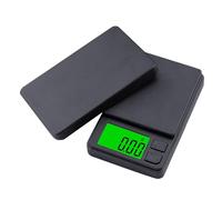 Báscula electrónica de bolsillo para granos de 500 g/1000 g, escala pequeña retroiluminada para alimentos, escala digital de gramos