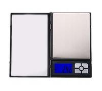 Báscula Electrónica de Bolsillo para Joyería 500g +/- 0,01 g, Mini Báscula de Precisión para Pesar, Báscula Pequeña, Pantalla LCD Retroiluminada HDWR wagPRO-A500GD