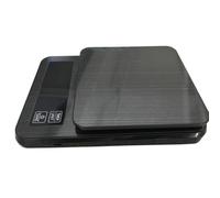Báscula Electrónica de Café con Temporizador y Sensores de Precisión | Medición para Café y Control Dietético, Capacidad 5kg y 10kg, Color Negro, Uso Multifunción