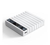 Báscula Electrónica de Café de Precisión de 2 Kg/0,1 G con Almohadilla Impermeable, Carga USB, Pantalla LED y Temporizador para Uso Doméstico.