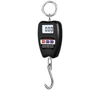 Báscula electrónica de mano profesional resistente LCD de 200 kg, diseño a prueba de golpes, conversión de unidades de peso múltiple, báscula colgante digital resistente