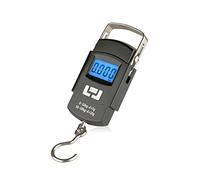 Báscula electrónica for equipaje, báscula for maletas, báscula digital colgante de 50 kg/110 lb, báscula electrónica portátil con pantalla LCD y función de tara for equipaje y verduras.