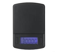 Báscula electrónica ligera con retroiluminación, mide 100 g a 500 g con precisión de 0 01 g, conveniente para el hogar y viajes (300 g/0,01 g)