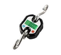 Báscula electrónica, retroiluminación LCD, peso máximo 150 kg, mini báscula de grúa(Nero)