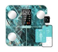 Báscula Grasa Corporal,15 datos corporales con análisis de grasa corporal, báscula inteligente con aplicación, Monitores de composición corporal,pantalla grande