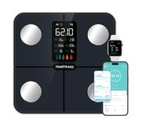 Báscula Grasa Corporal Báscula de Baño Digital, Balanza Bluetooth Inteligente con Análisis (pantalla grande)