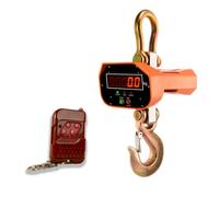 Báscula industrial, 5 Toneladas de Capacidad, Electrónica, Báscula de gancho, 5000 kg/1100 lb, Control remoto, Precisión 2000 g, HDWR wagPRO-H5000