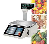 Bascula Industrial Báscula digital de precios con impresión electrónica de etiquetas e impresora térmica, comercial para tiendas de alimentación, supermercados, básculas para paquetes de pro