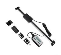 Báscula lineal de lectura digital para pantalla externa remota DRO de 0 a 300 mm, resolución de 0,01 mm con LCD, velocidad de 120 pulgadas/s, carcasa de plástico, color negro