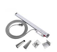 Báscula lineal digital precisa Amoladora de torno de fresado de alta precisión de 0,005 mm, e lineal de vidrio DRO, recorrido de 100, 200, 300 y 400 mm, resolución TTL de 5 um, grado industrial para f