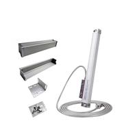 Báscula lineal digital precisa Codificador óptico de 1 micrón, e lineal, regla de rejilla óptica, DRO TTL de alta precisión de 0,005 mm, 500, 600, 700, 750, 800, 900 y 1000 mm para fresadoras Tornos,A