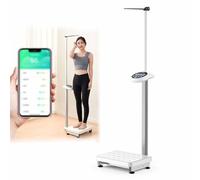 Báscula Médica Digital Profesional Con Pantalla LCD, Rango De Medición De Altura: 70-190 Cm, Capacidad De Carga: 200 Kg, Báscula De Salud De Precisión Para El Hogar, Para Medir Peso, Altura E IMC.