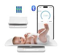 VEVOR Báscula Digital Inteligente para Bebés con Bluetooth 605 x 325 x 75 mm