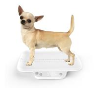 Báscula para cachorros para animales pequeños, con función de retención, precisión 1 g/0,035 oz, máx. 15 kg/33,06 libras, adecuada para mascotas recién nacidas, gatitos, chihuahua, gatos